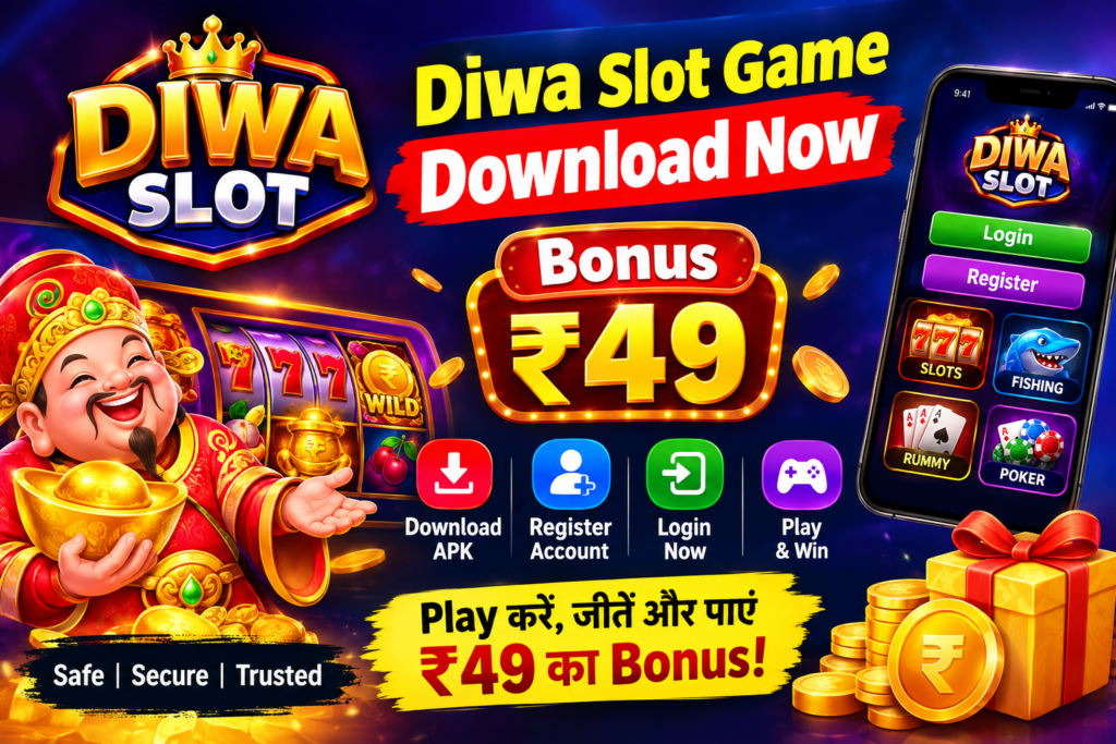 Diwa Slot Game Download Now | Register, Login & Play Online, Bonus ₹49